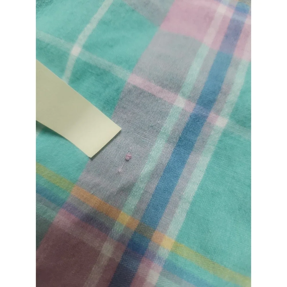 VTG POLO RALPH LAUREN Pastel Checkered Plaid Shorts Preppy 32x9 Actual USA‎